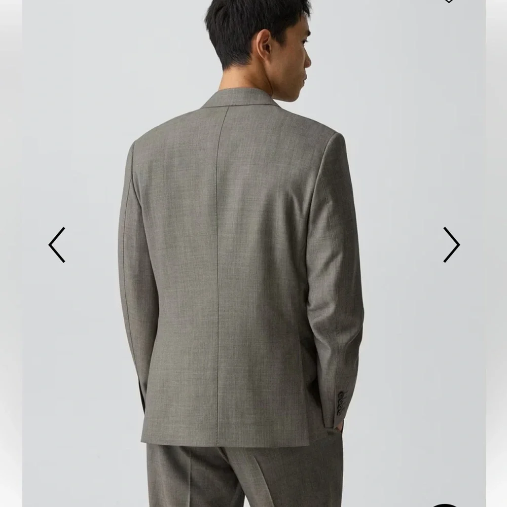 Theory Standard Checked Blazer In Wool - Picture 3 of 13
